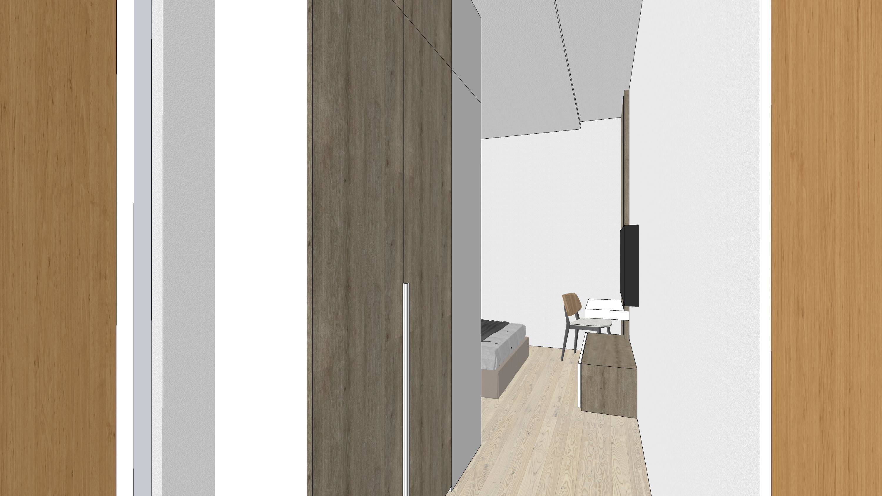 BEDROOM SCENE - VRAY NEXT FOR SKETCHUP 3D model_8