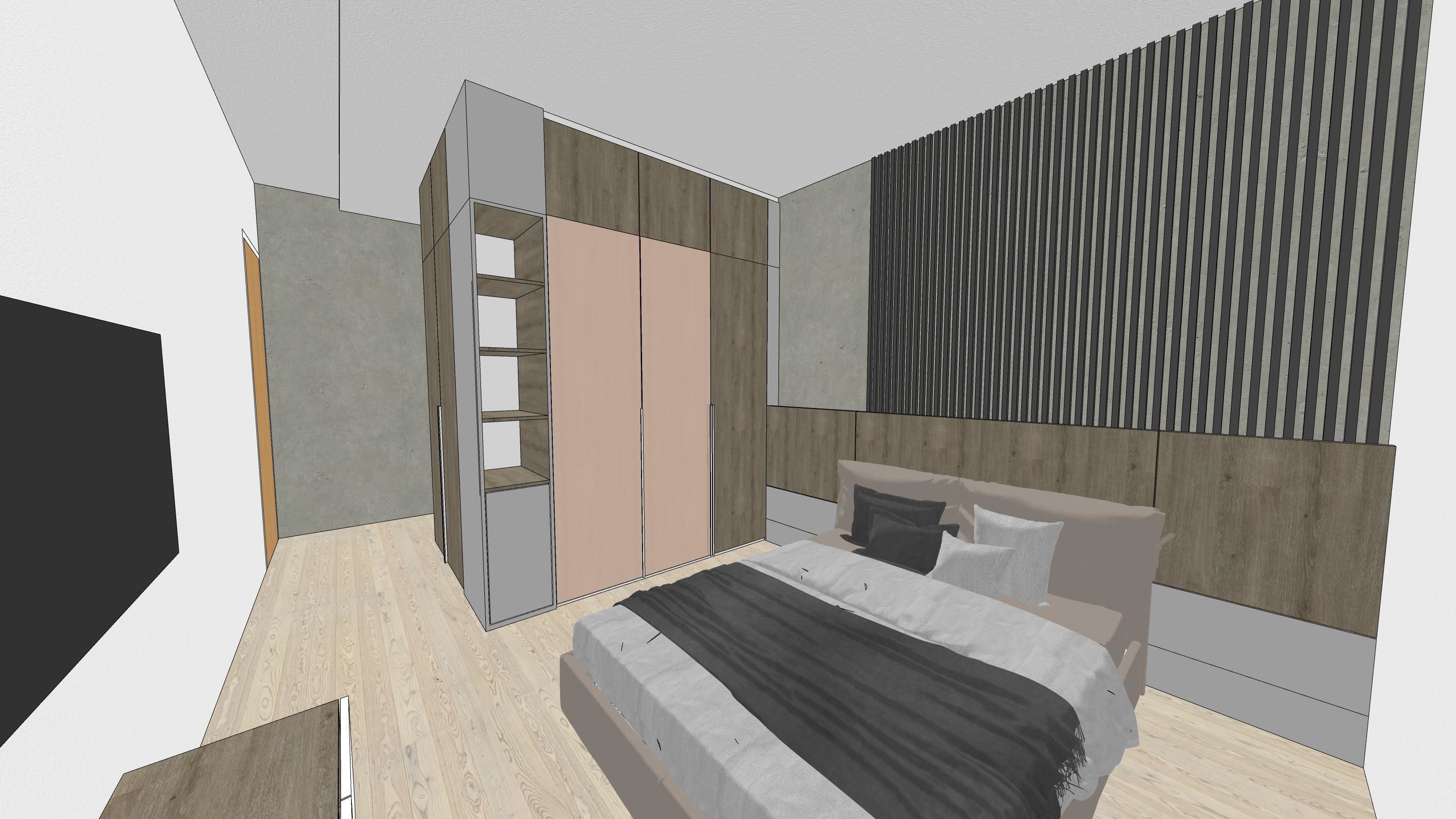 BEDROOM SCENE - VRAY NEXT FOR SKETCHUP 3D model_7