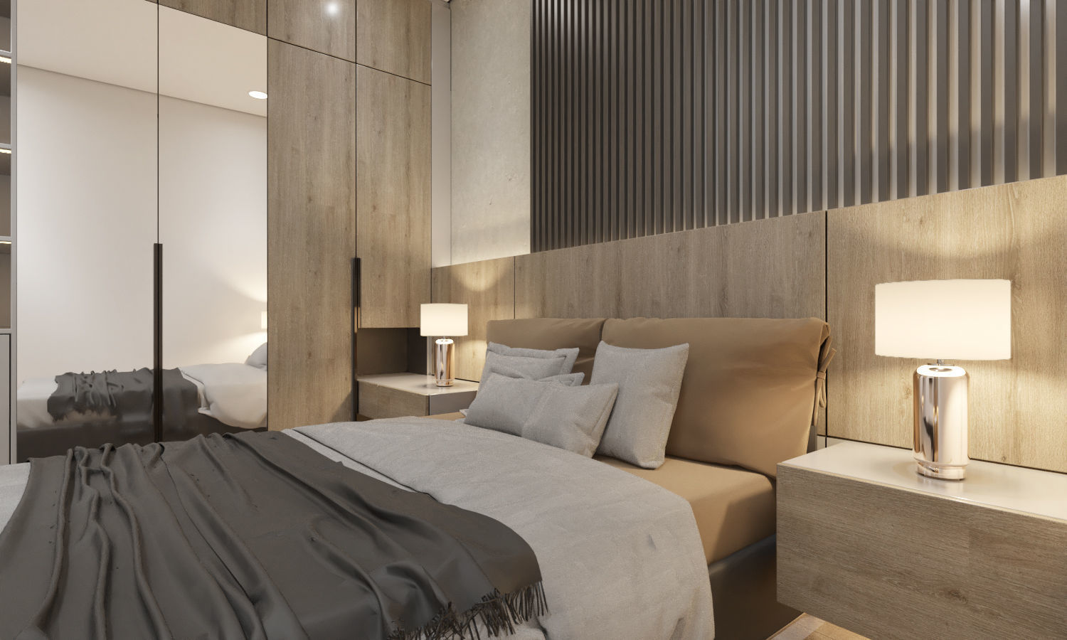 BEDROOM SCENE - VRAY NEXT FOR SKETCHUP 3D model_3