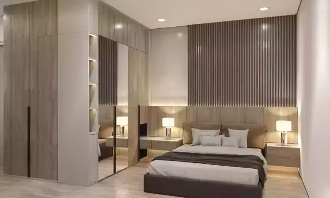 BEDROOM SCENE - VRAY NEXT FOR SKETCHUP