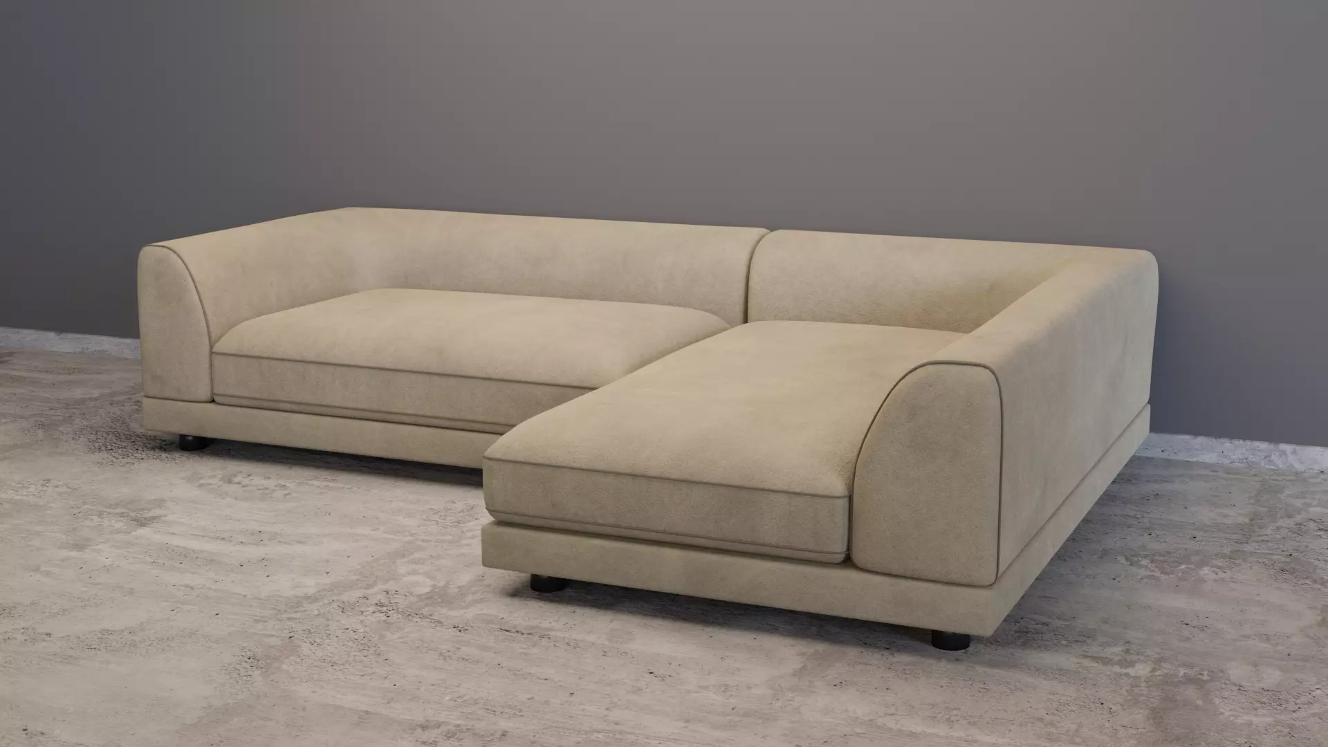 Designer Couch 2 3D model_0