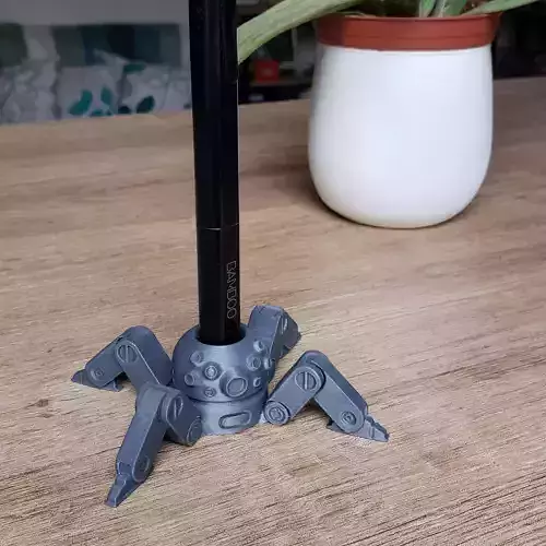 Pen holder mechanical spider for stylus