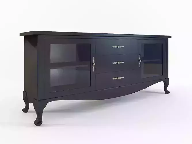 Czarna komoda design kod KG 20