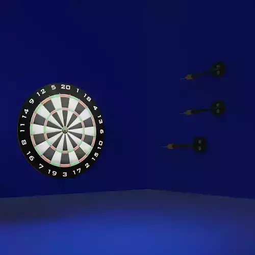 Diana darts Free 3D model