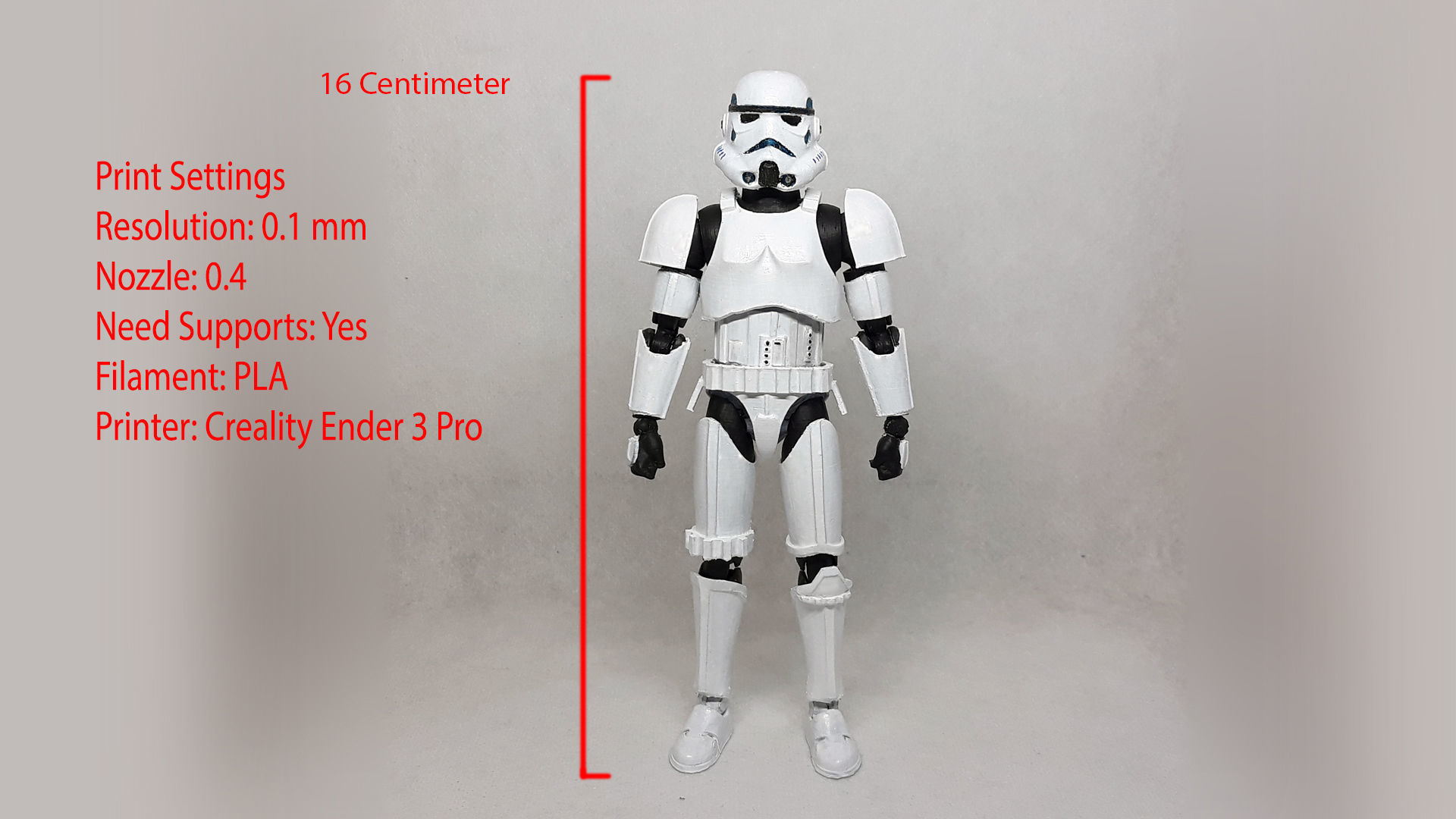Star Wars Stormtrooper articulated action figure 3D print model_3