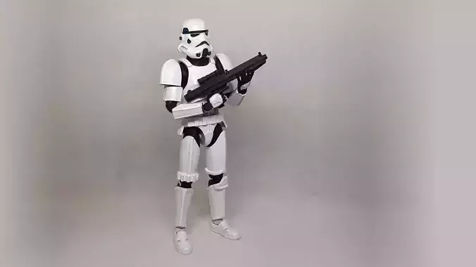 Star Wars Stormtrooper articulated action figure 3D print model