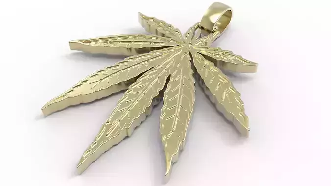 marijuana ganja pendant