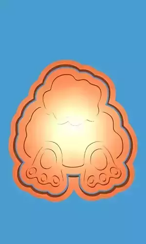 MakeIT Easter Cookie Cutter Collection Rabbit Ass With Frame