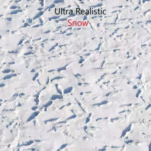 Ultra realistic Snow ground Scan 