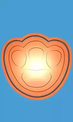 MakeIT Easter Cookie Cutter Collection Rabbit Foot With Frame