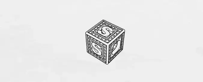 Baby Block Charm - S