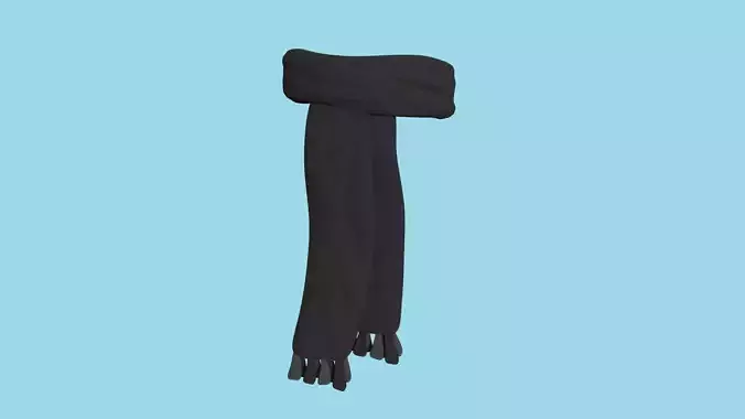 Black Scarf - Character Design - Clothing Costume
