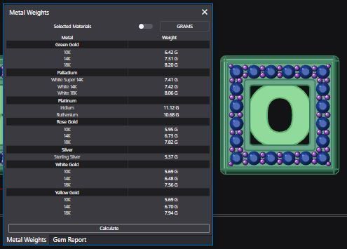 Baby Block Charm - O 3D print model_5