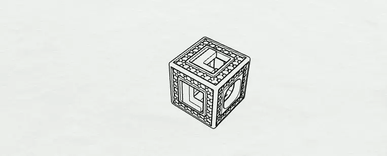 Baby Block Charm - L 3D print model_0