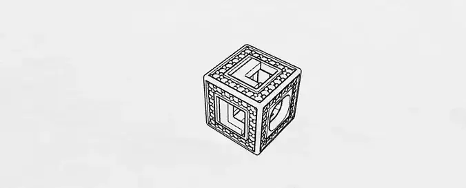 Baby Block Charm - L