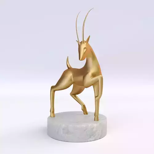 Antelope sculpture