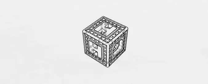Baby Block Charm -  H