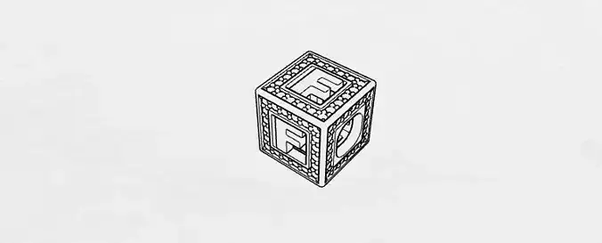 Baby Block Charm - F