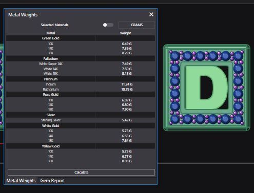 Baby Block Charm - D 3D print model_5