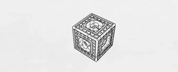 Baby Block Charm - C