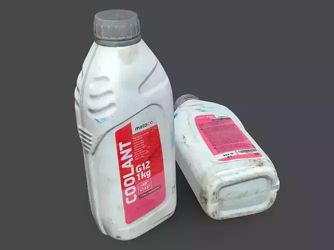 Antifreeze Bottle 3D model