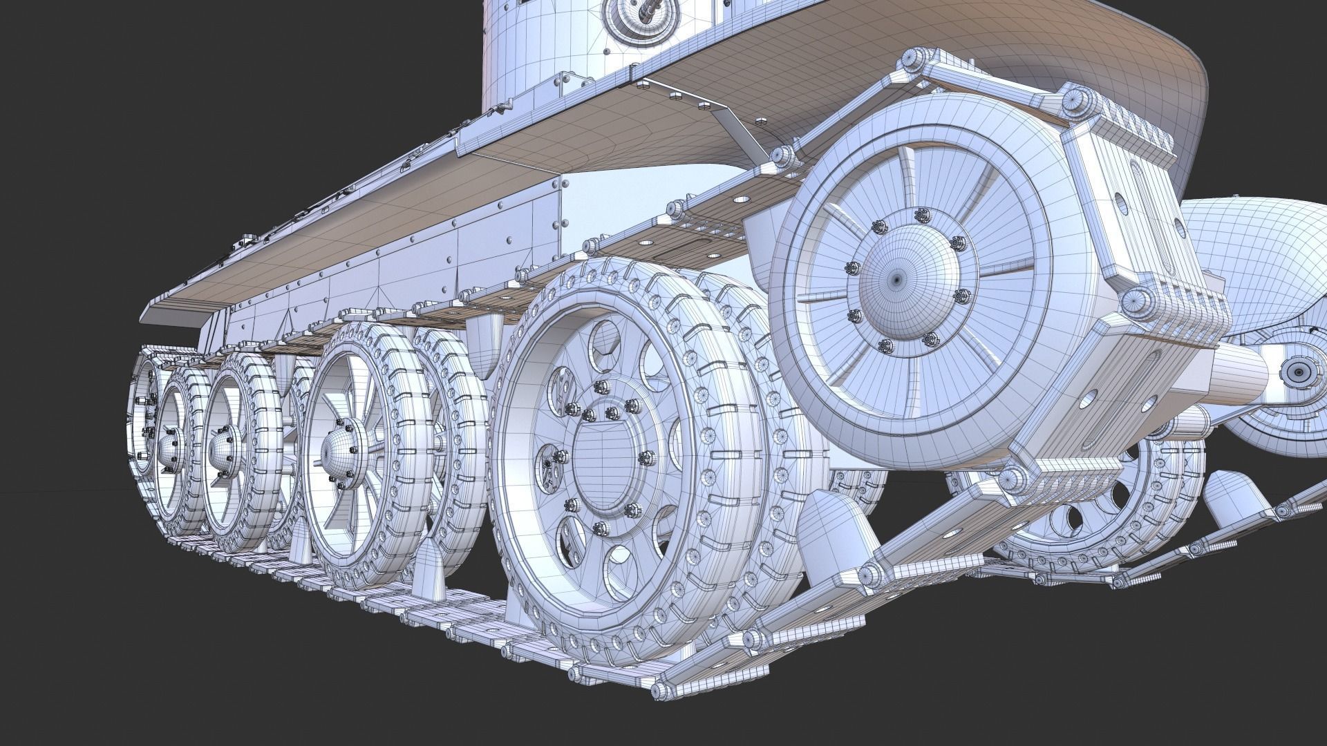 Soviet Tank BT-2 3D model_18