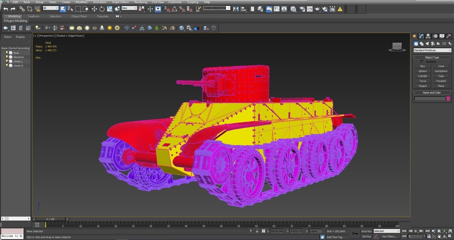 Soviet Tank BT-2 3D model_21
