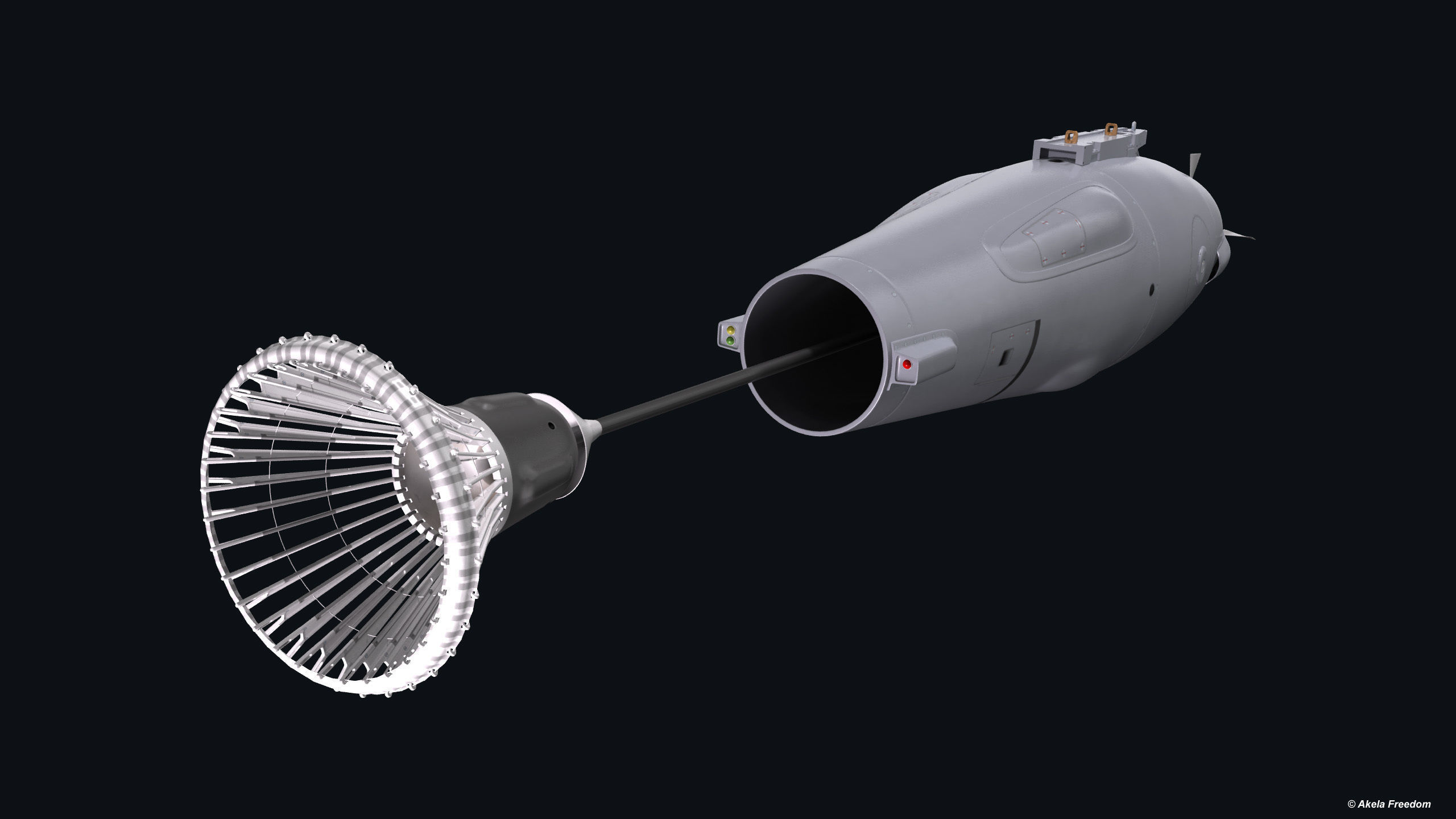 Refueling Pod 3D model_6