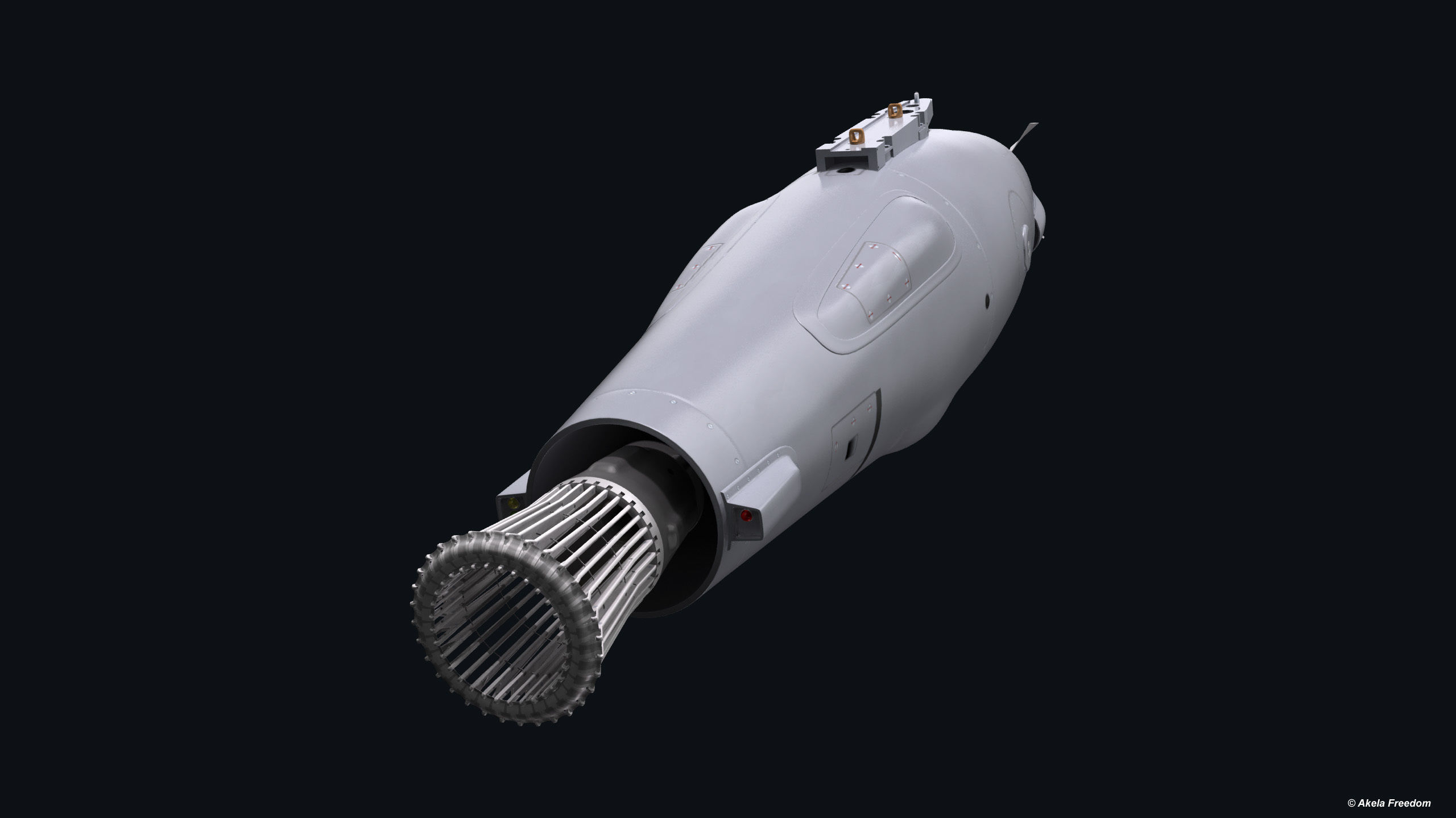 Refueling Pod 3D model_5