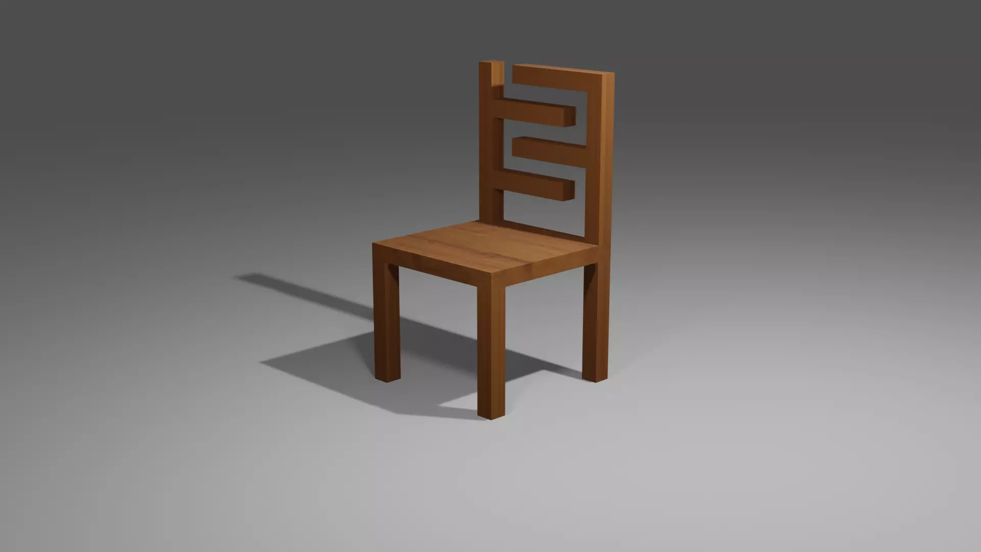 Wooden Chair Free 3D model