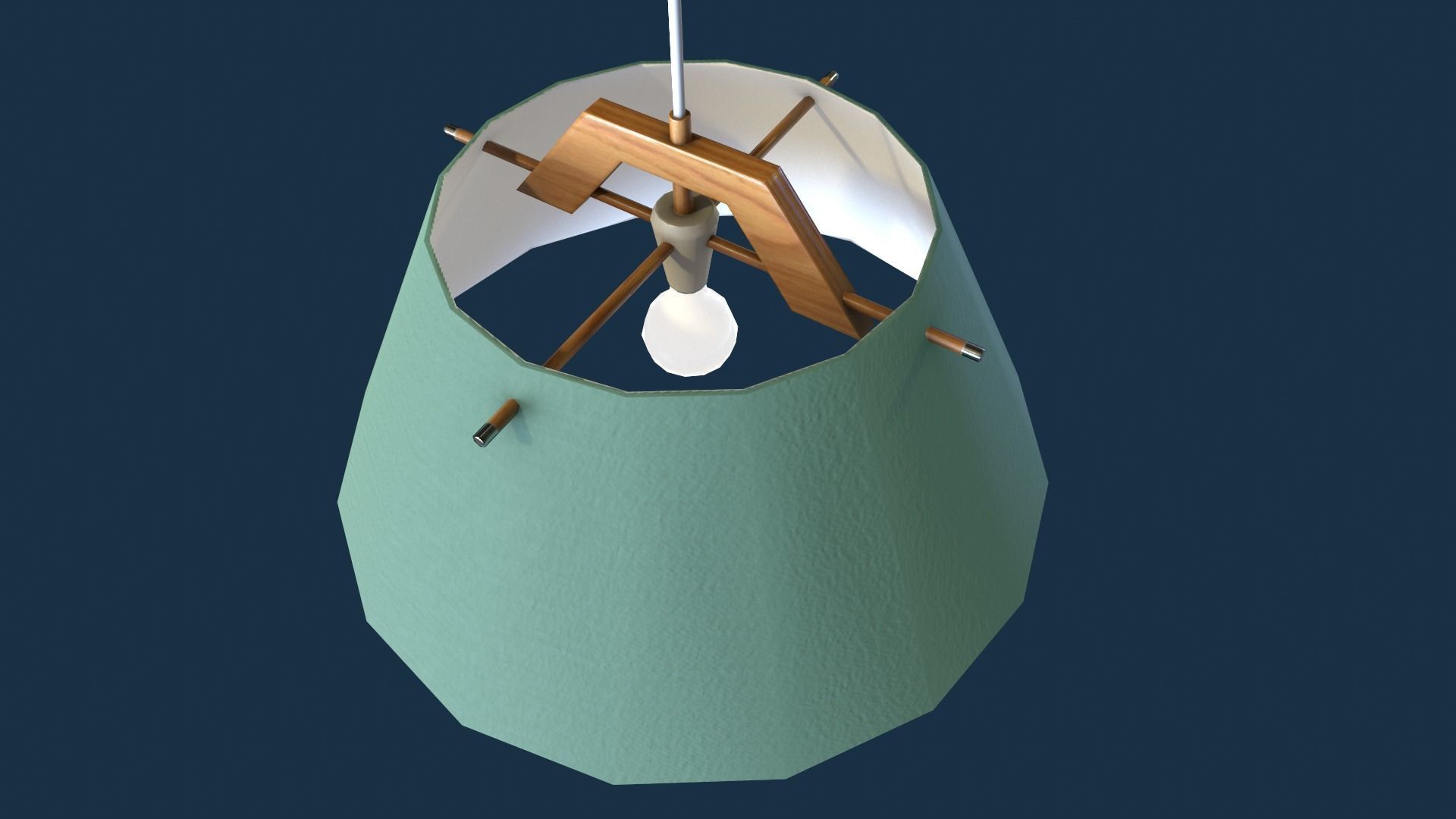 Set Of Lamps Low-poly 3D model_6