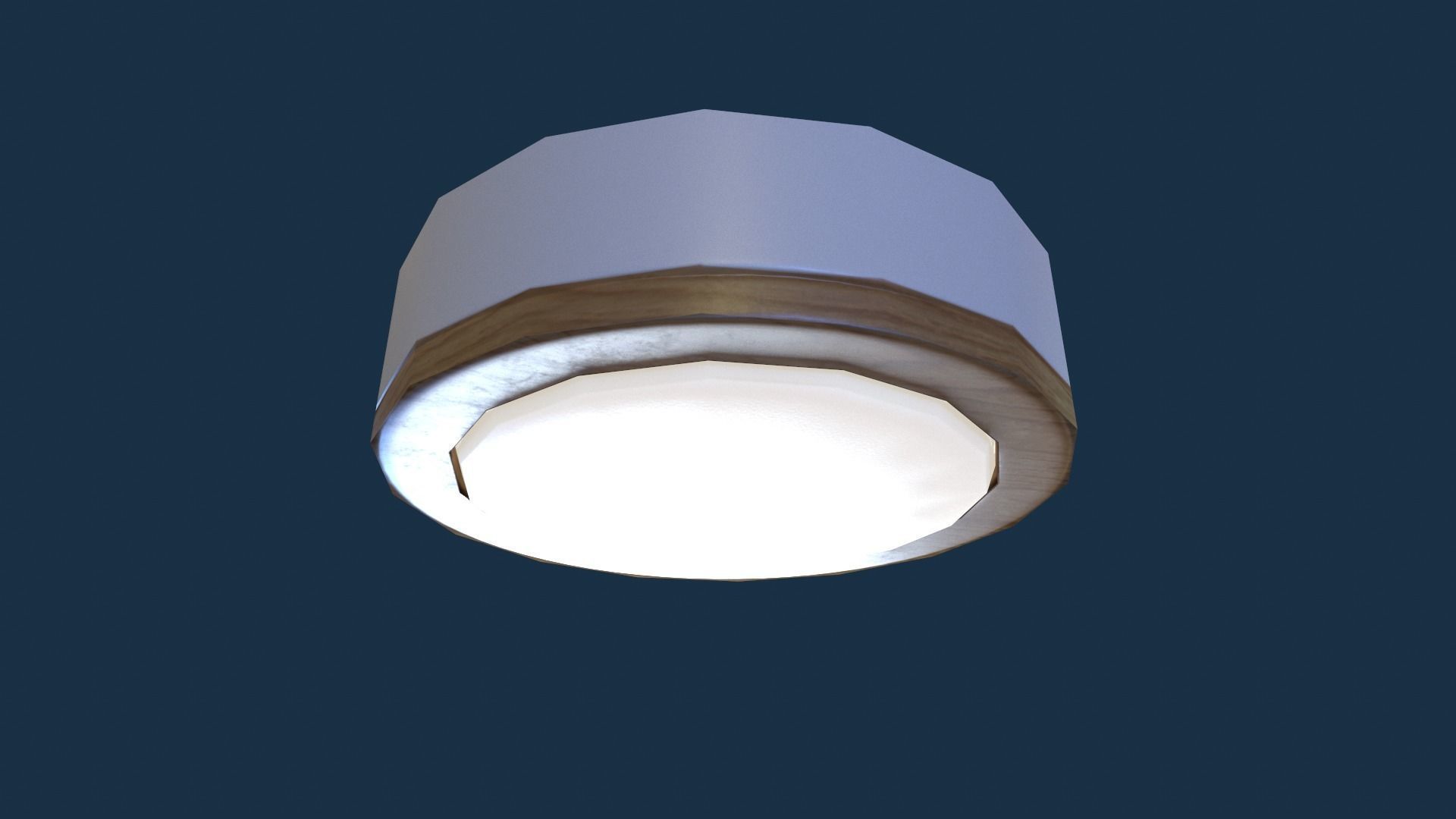 Set Of Lamps Low-poly 3D model_16