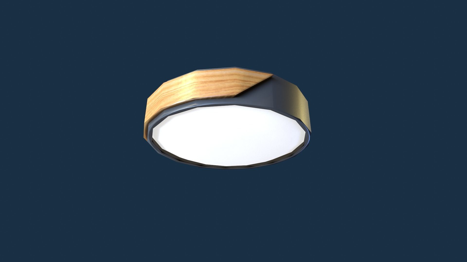 Set Of Lamps Low-poly 3D model_7