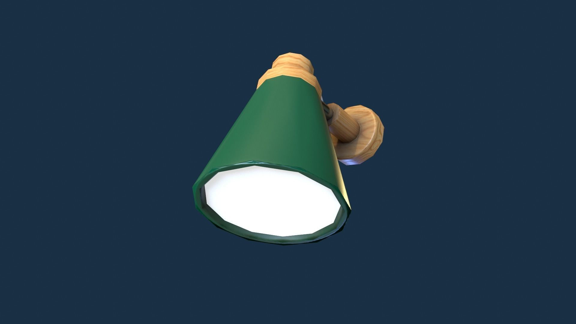 Set Of Lamps Low-poly 3D model_14