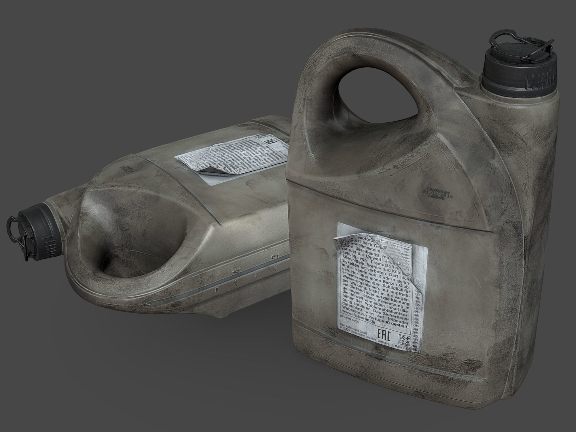 Motor Oil Canister 3D model_2