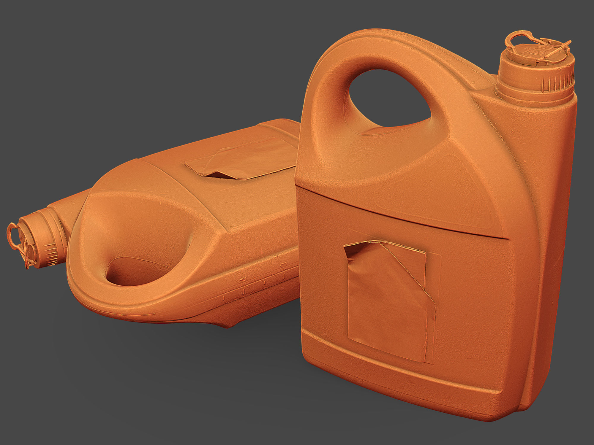 Motor Oil Canister 3D model_3