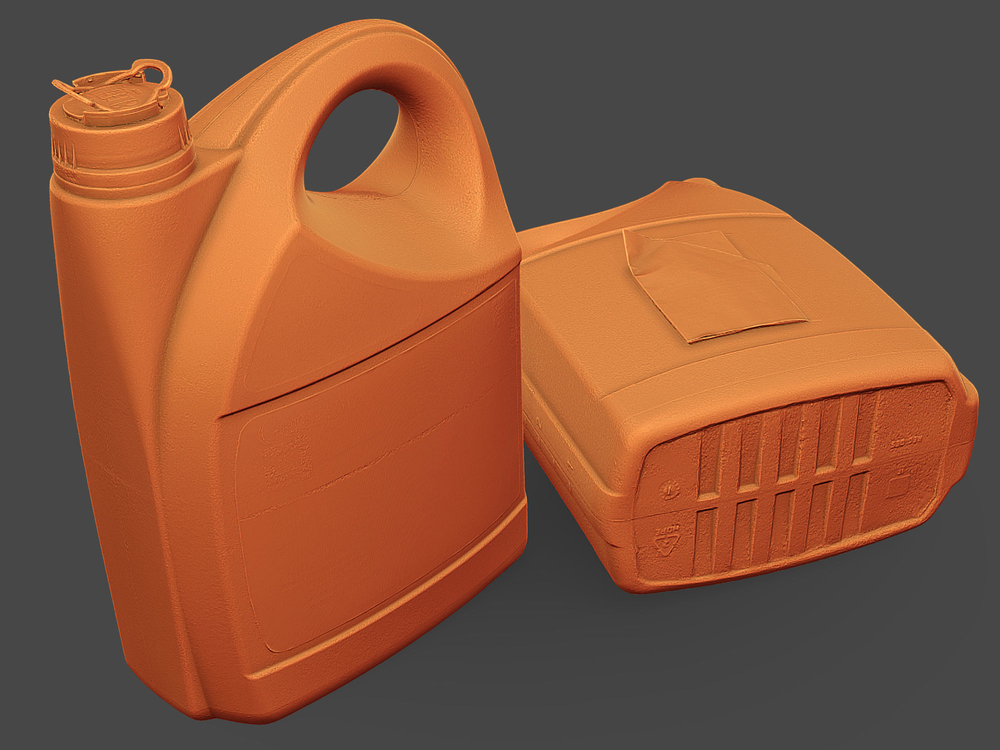 Motor Oil Canister 3D model_1