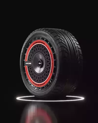 BF Goodrich g-Force Sport COMP-2 Tire Real World Details 3D model