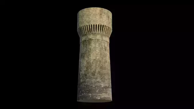 Tower  3D model PBR materials 4K