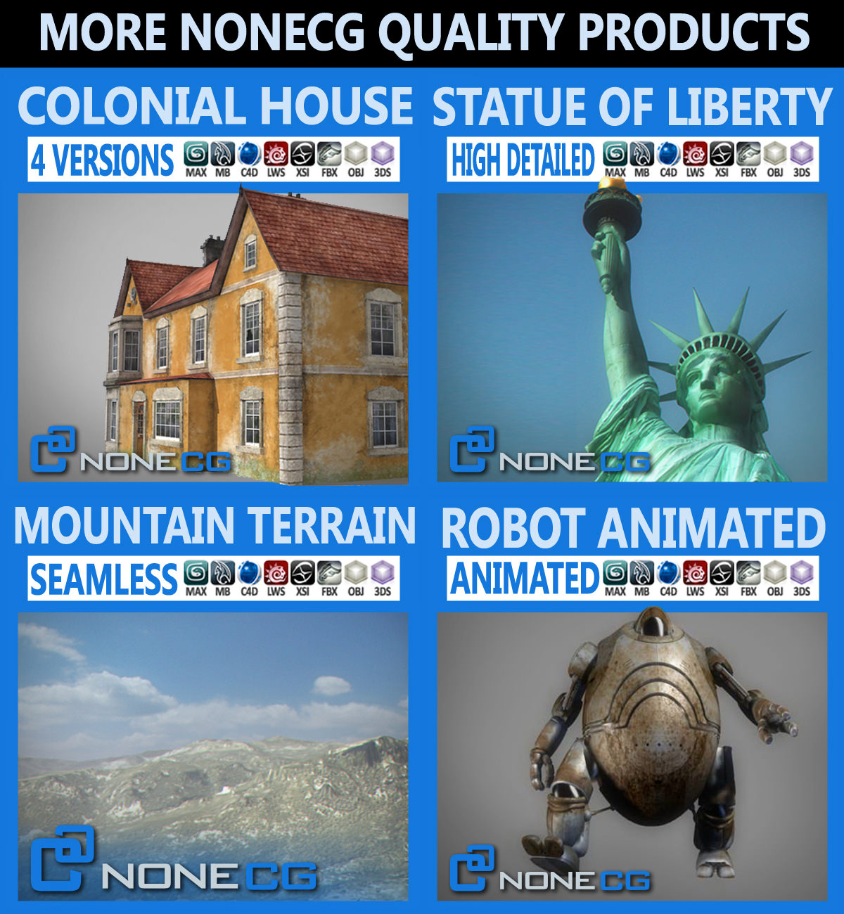 Pack - Snakes 3D model_11