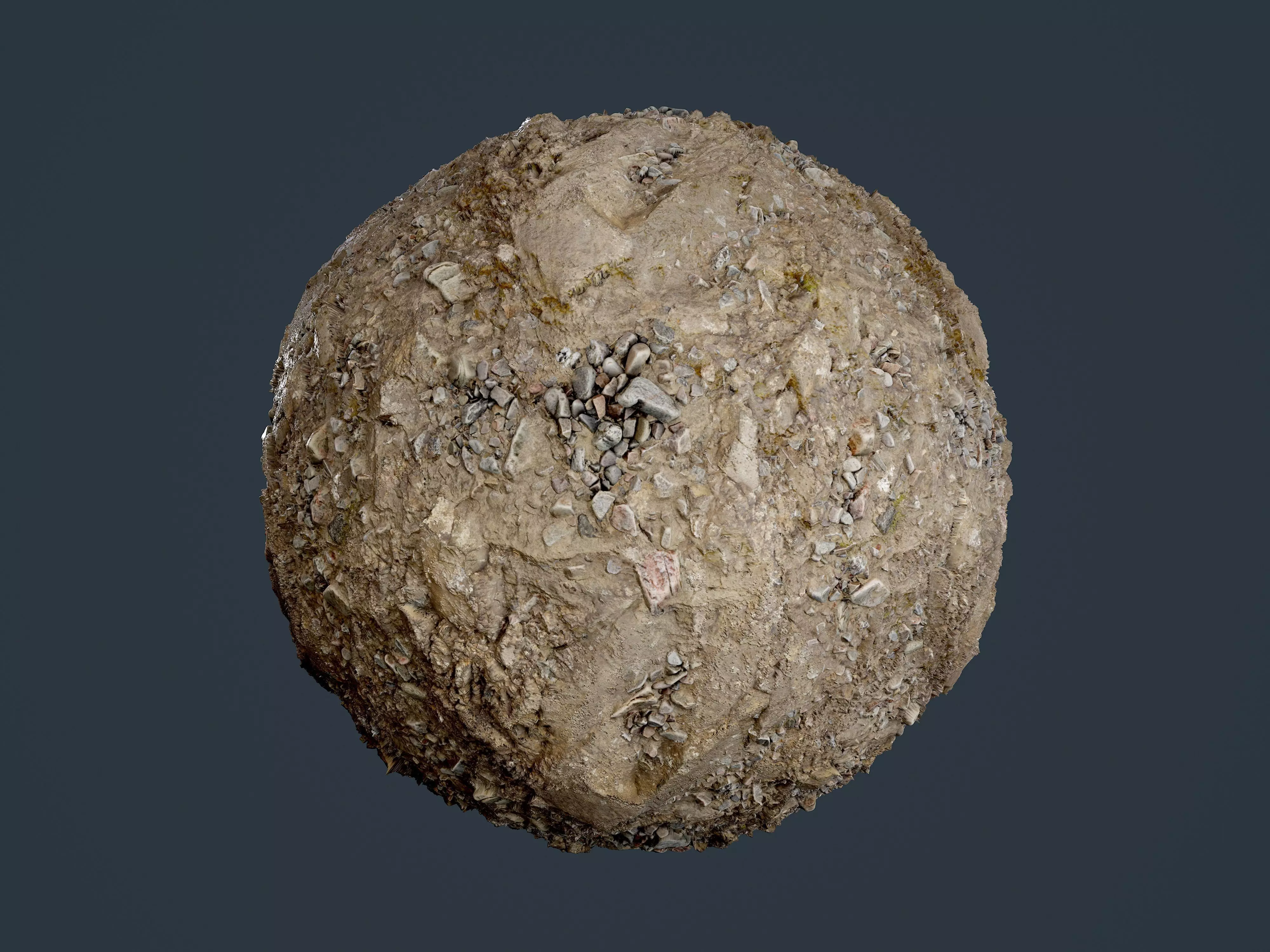 Rock Ground Stone Seamless PBR Texture 04 Texture_0