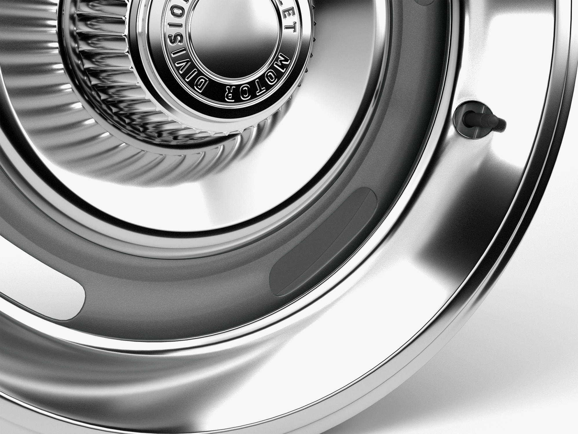 60s Rally Wheel with Trim 3D model_3