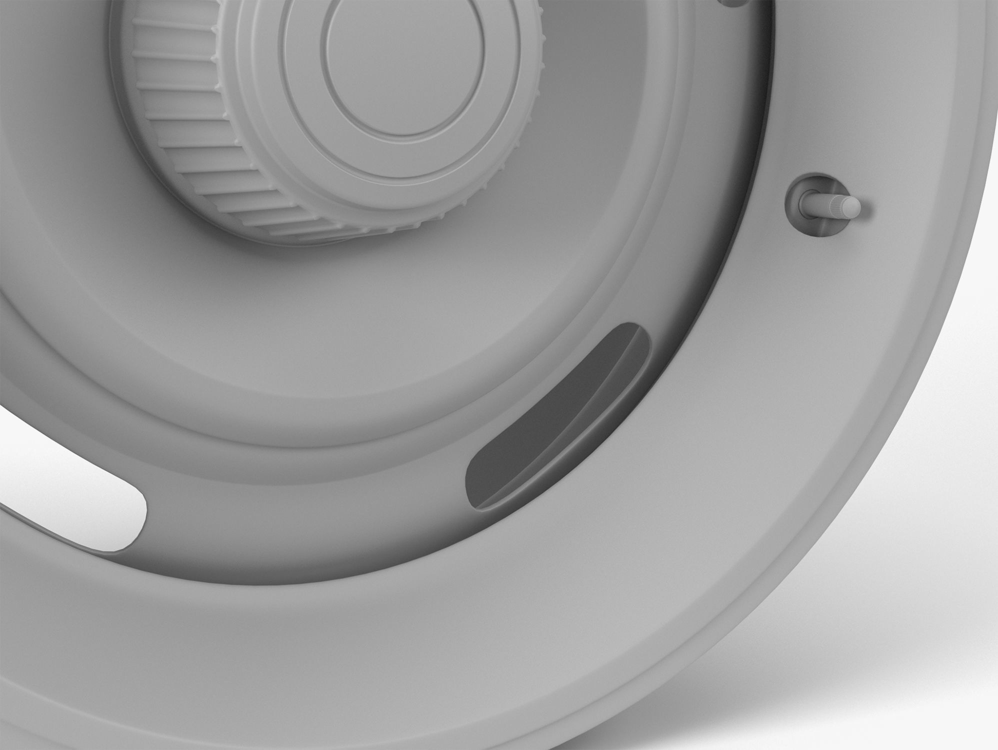 60s Rally Wheel with Trim 3D model_4