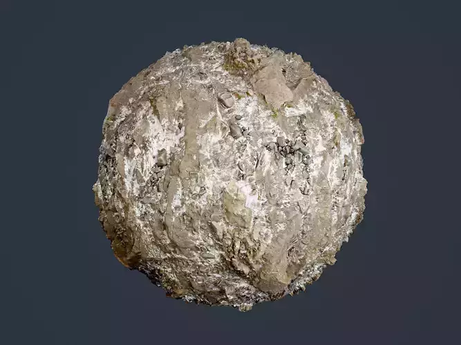 Rock Ground Stone Seamless PBR Texture 07 Texture