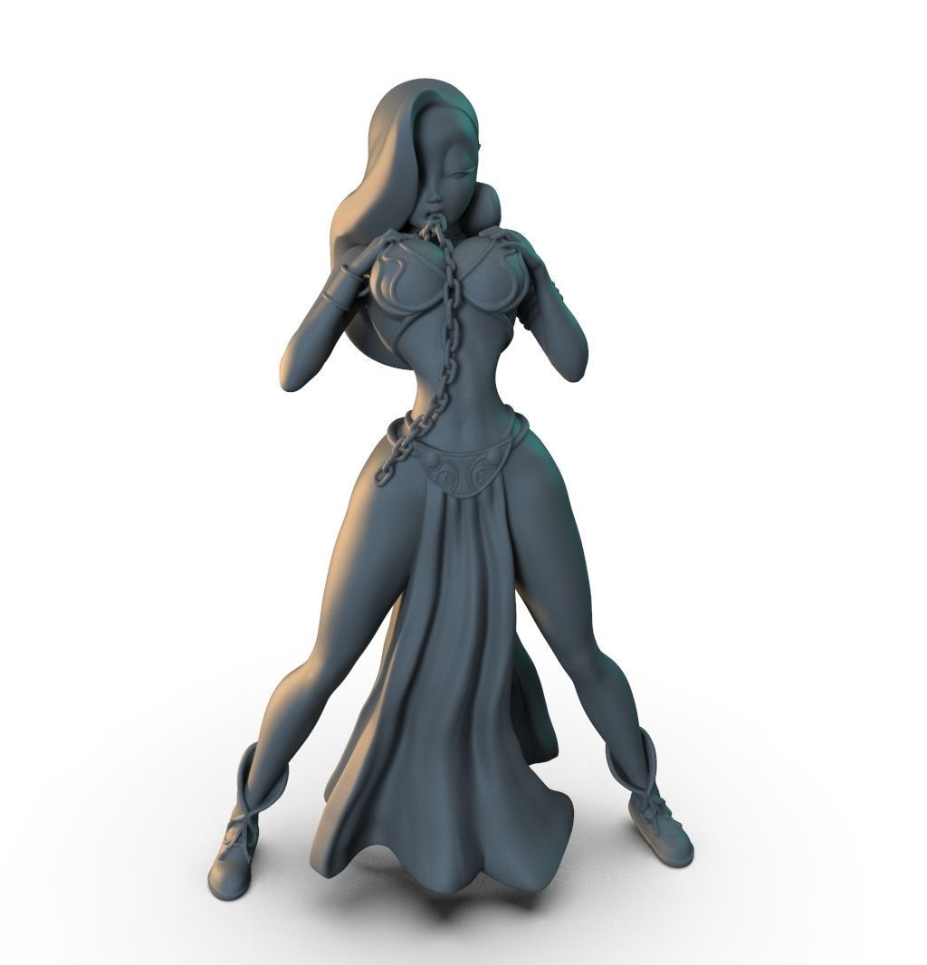 Jessica Rabbit 3D print model_3