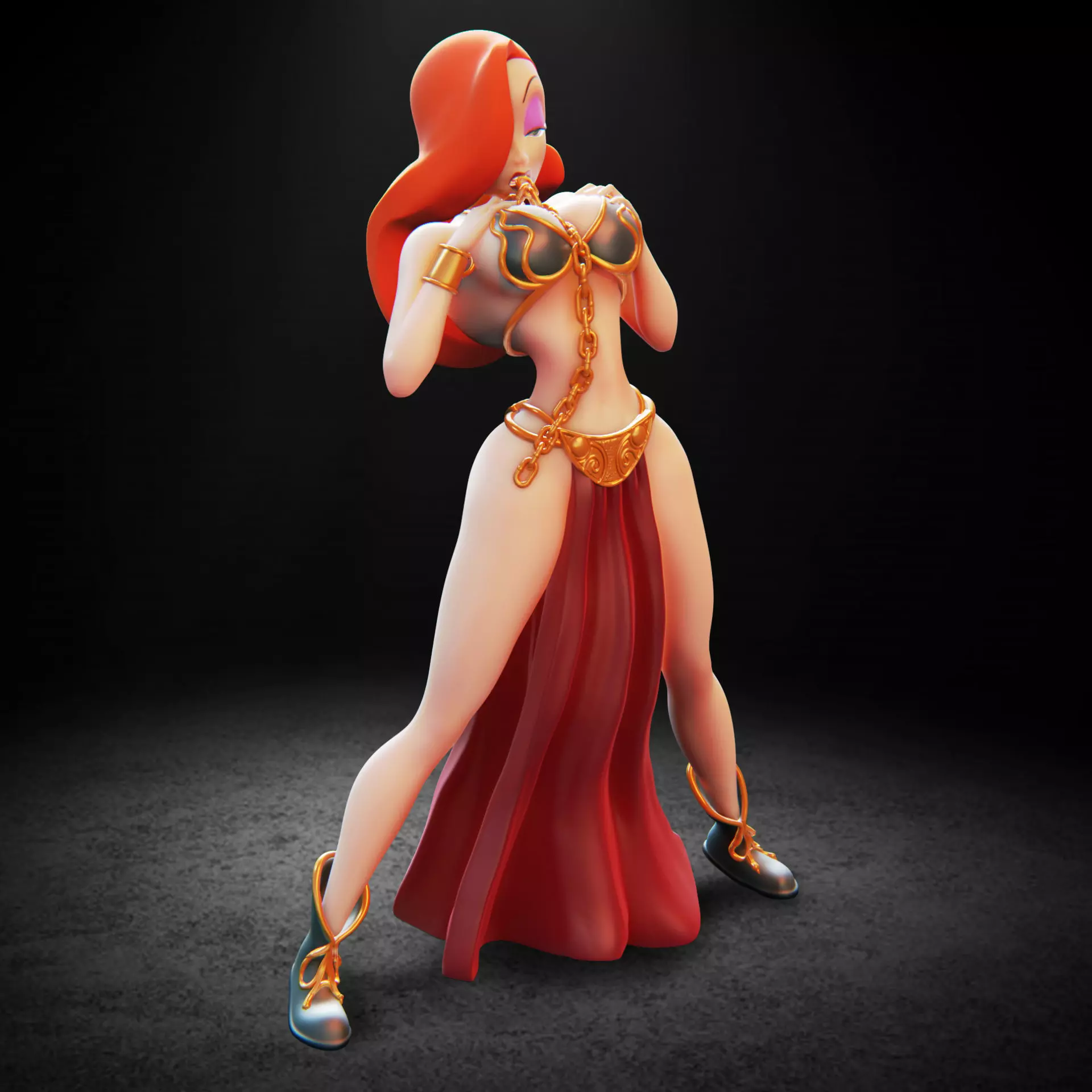 Jessica Rabbit 3D print model_0