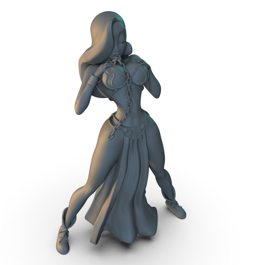 Jessica Rabbit 3D print model_2