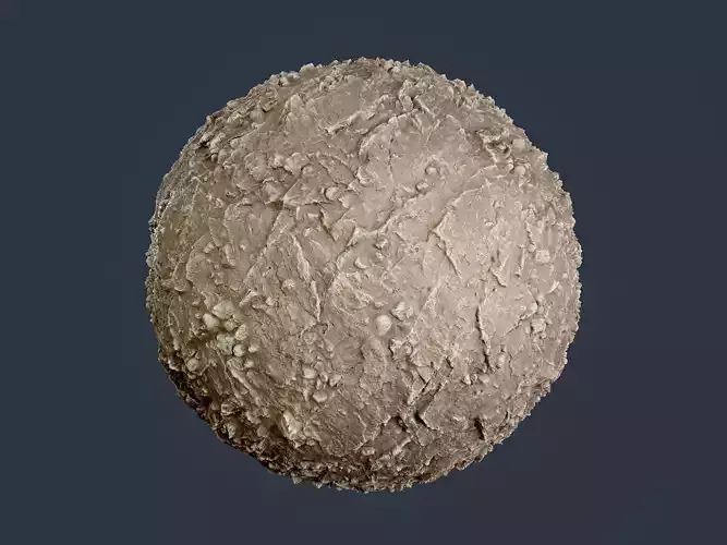 Rock Ground Stone Seamless PBR Texture 23
