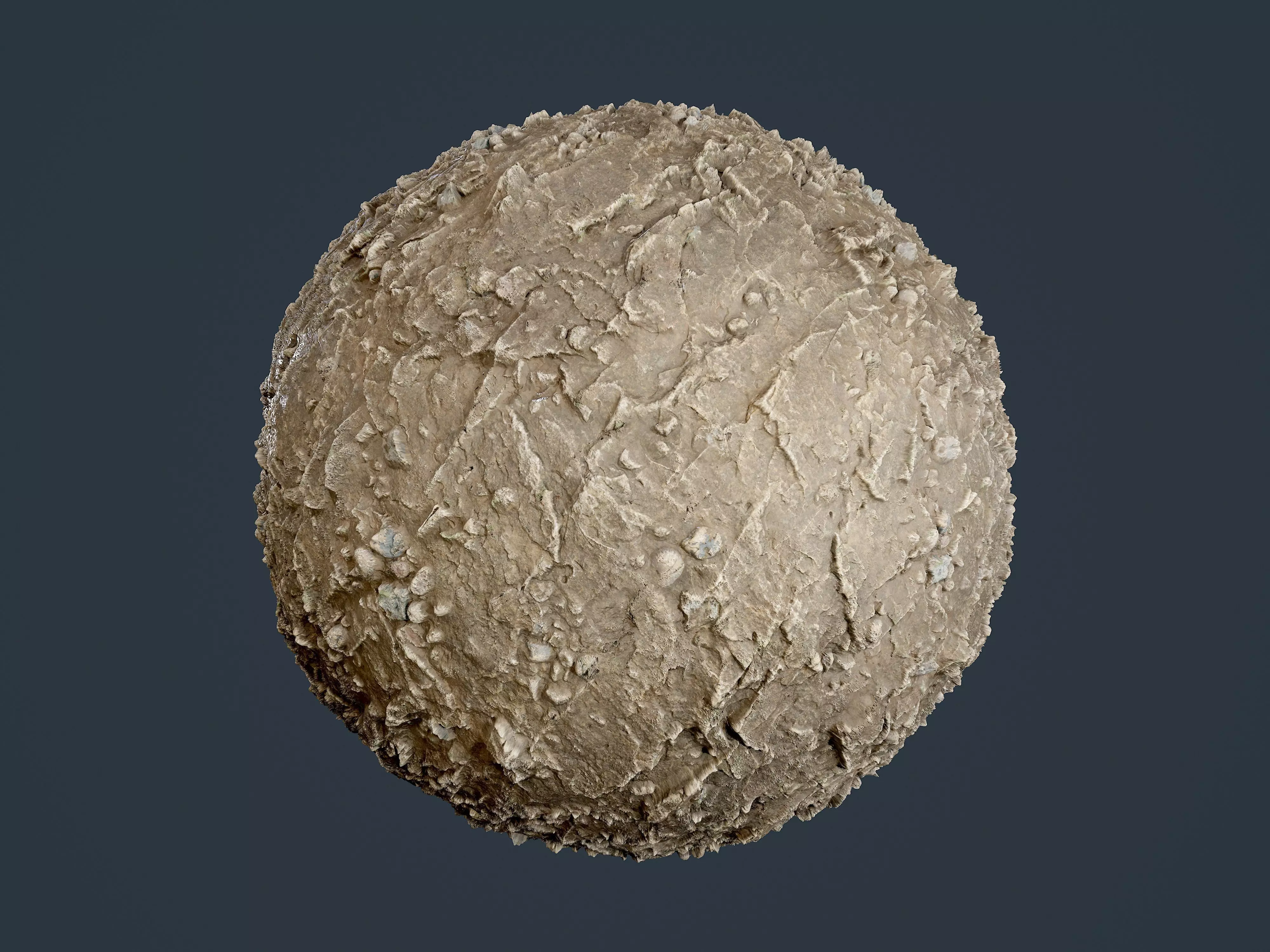 Rock Ground Stone Seamless PBR Texture 23 Texture_0