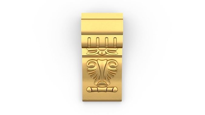 Carved Bracket 01 3D print model